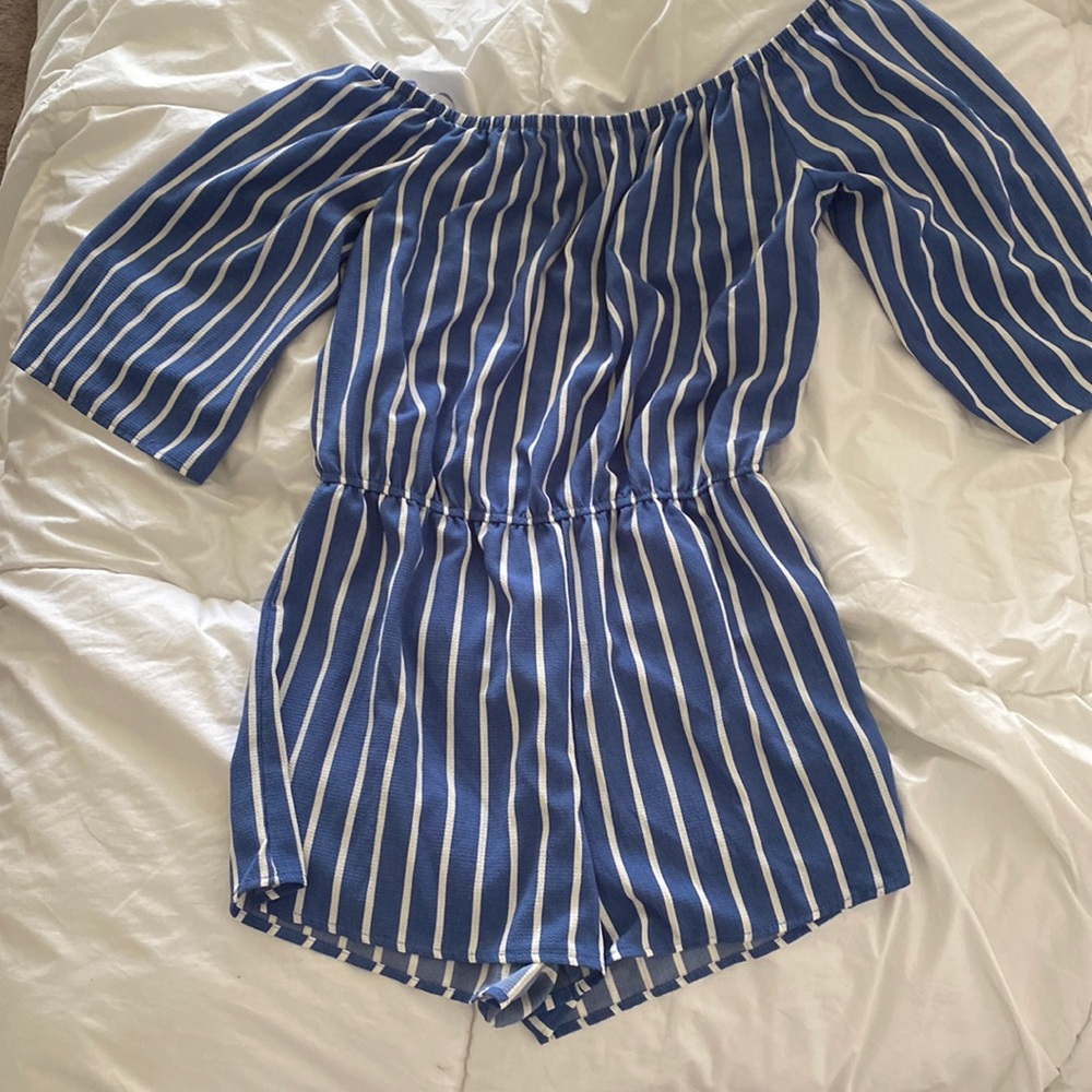 Blue romper